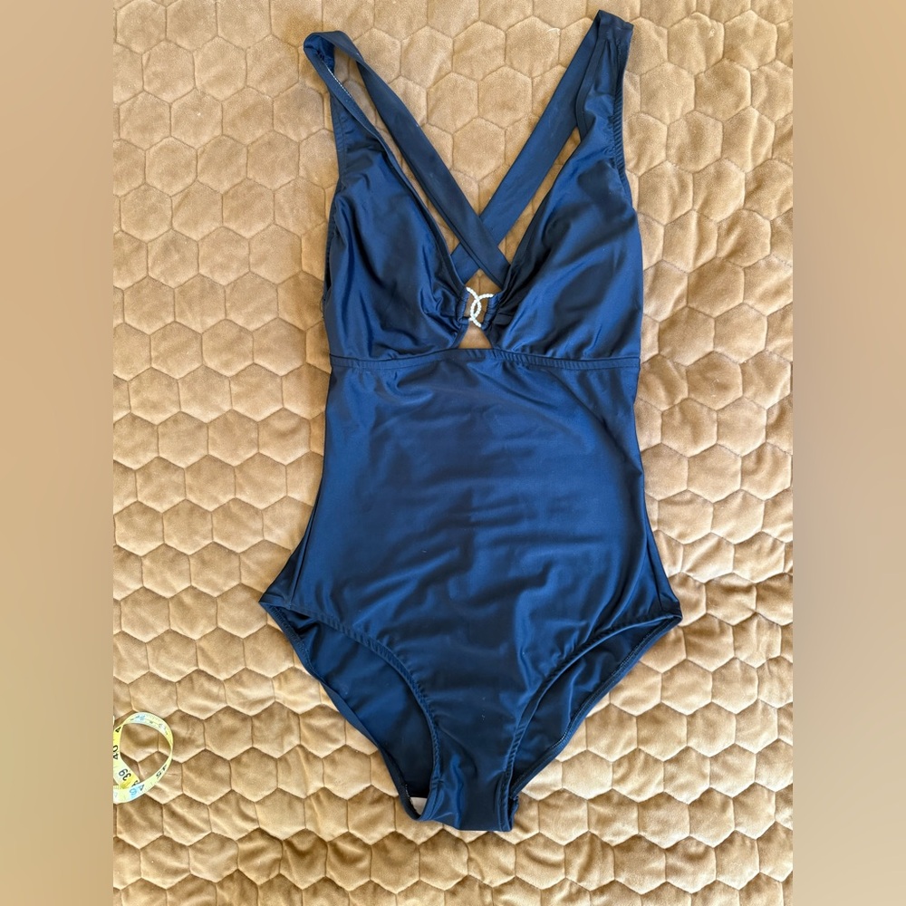 Stylish Black One-Piece Swimsuit